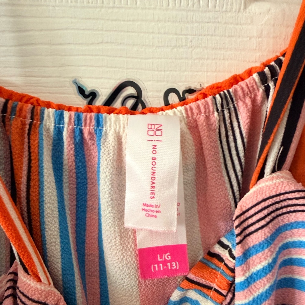 Colorful Striped Romper - Picture 3 of 5